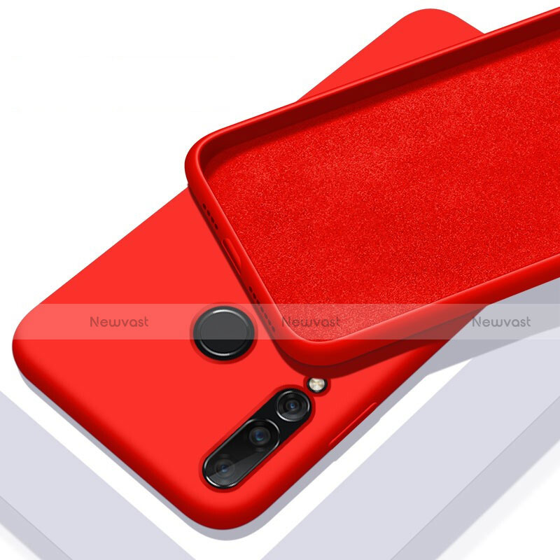Ultra-thin Silicone Gel Soft Case 360 Degrees Cover for Huawei Nova 5i Red