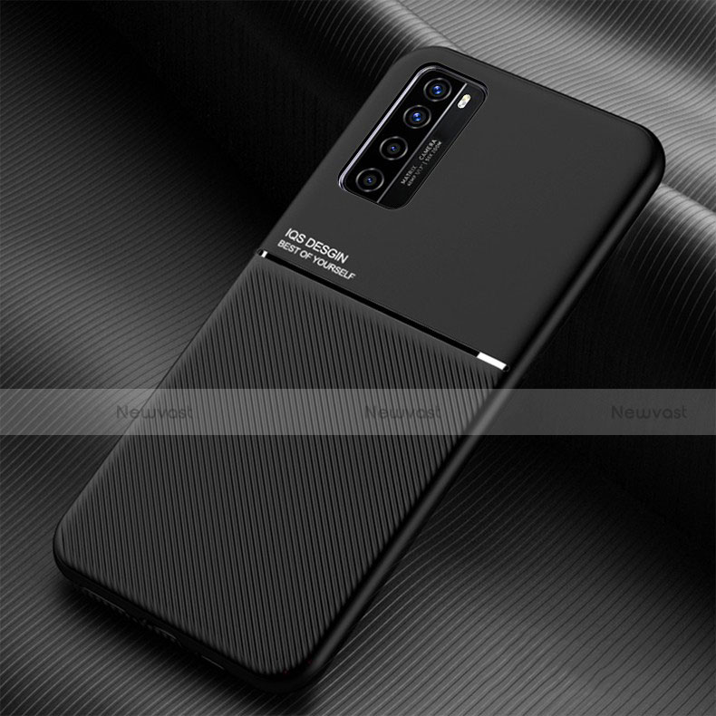 Ultra-thin Silicone Gel Soft Case 360 Degrees Cover for Huawei Nova 7 5G Black