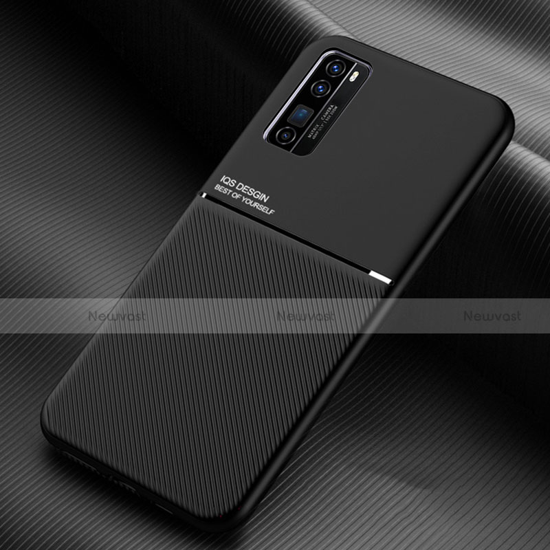 Ultra-thin Silicone Gel Soft Case 360 Degrees Cover for Huawei Nova 7 Pro 5G Black