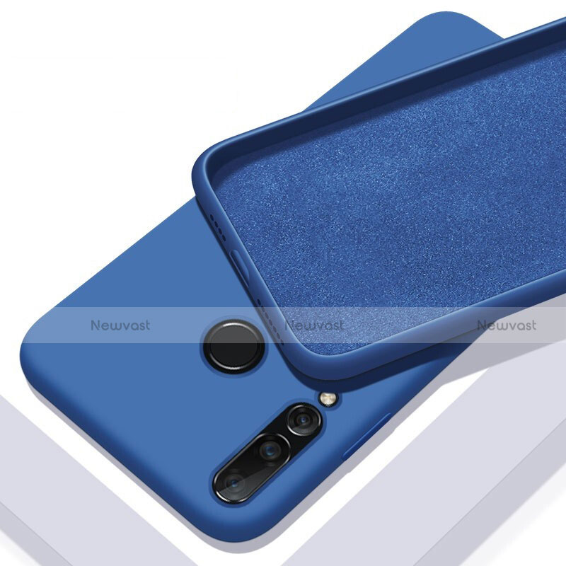 Ultra-thin Silicone Gel Soft Case 360 Degrees Cover for Huawei P20 Lite (2019) Blue