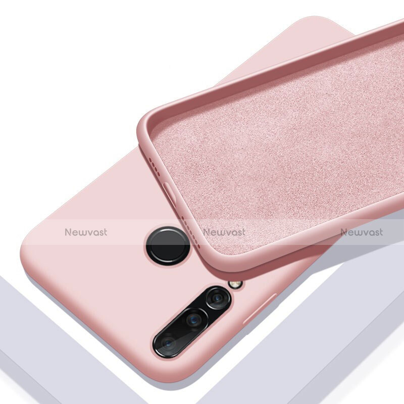 Ultra-thin Silicone Gel Soft Case 360 Degrees Cover for Huawei P20 Lite (2019) Rose Gold