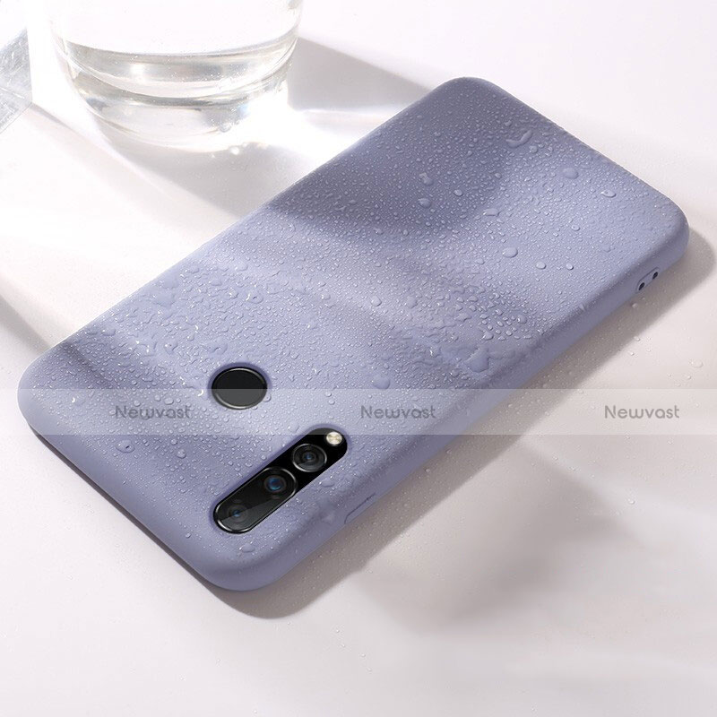 Ultra-thin Silicone Gel Soft Case 360 Degrees Cover for Huawei P30 Lite Purple