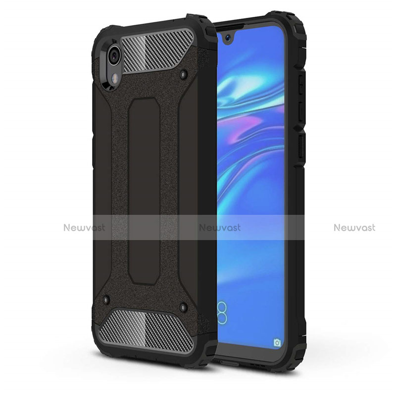 Ultra-thin Silicone Gel Soft Case 360 Degrees Cover for Huawei Y5 (2019) Black