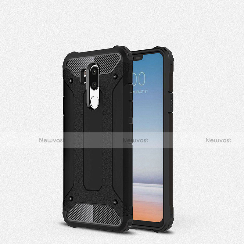 Ultra-thin Silicone Gel Soft Case 360 Degrees Cover for LG G7 Black