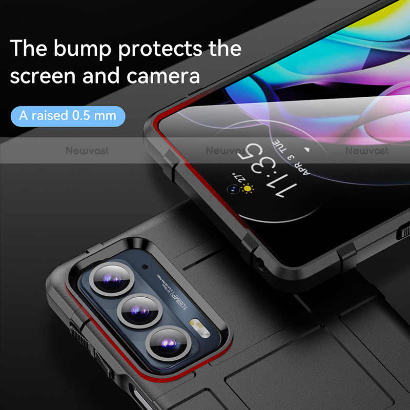 Ultra-thin Silicone Gel Soft Case 360 Degrees Cover for Motorola Moto Edge Lite 5G