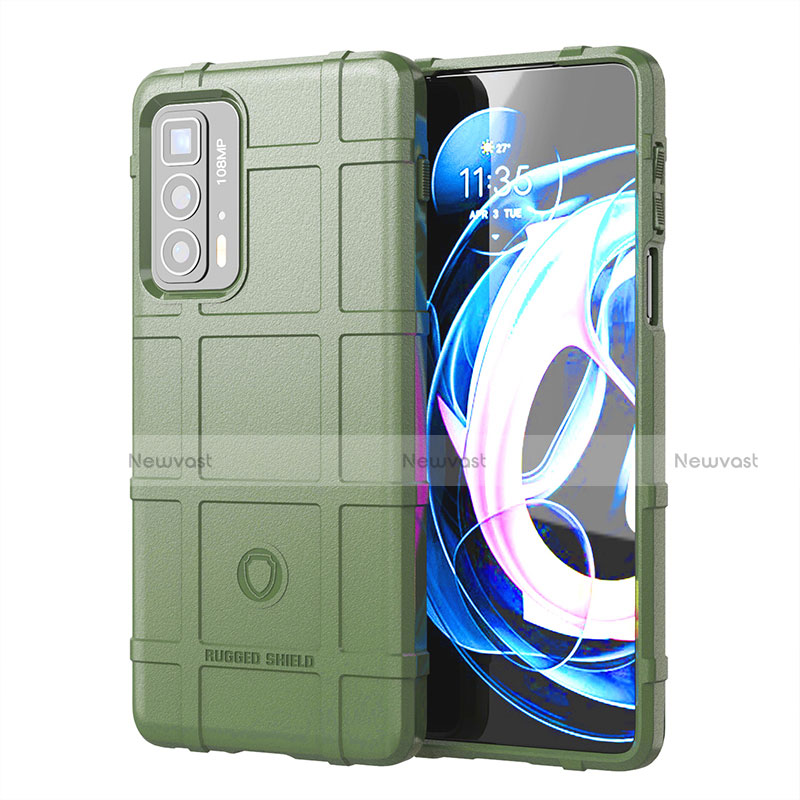 Ultra-thin Silicone Gel Soft Case 360 Degrees Cover for Motorola Moto Edge S Pro 5G Green