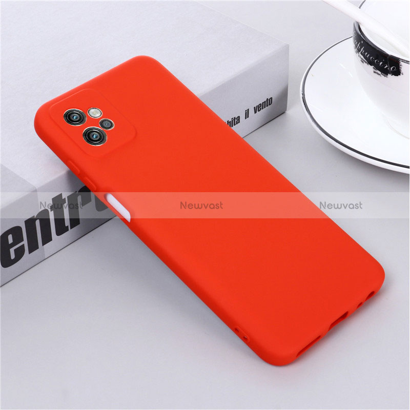 Ultra-thin Silicone Gel Soft Case 360 Degrees Cover for Motorola Moto G32 Red