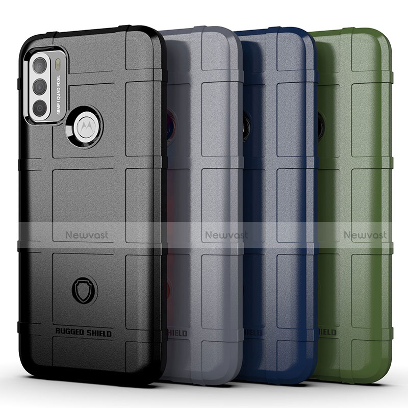 Ultra-thin Silicone Gel Soft Case 360 Degrees Cover for Motorola Moto G50