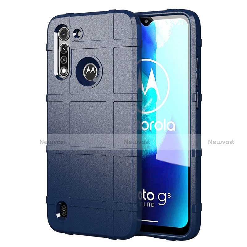 Ultra-thin Silicone Gel Soft Case 360 Degrees Cover for Motorola Moto G8 Power Lite