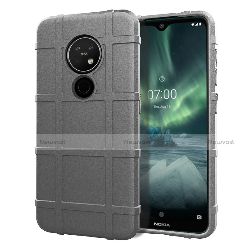 Ultra-thin Silicone Gel Soft Case 360 Degrees Cover for Nokia 7.2