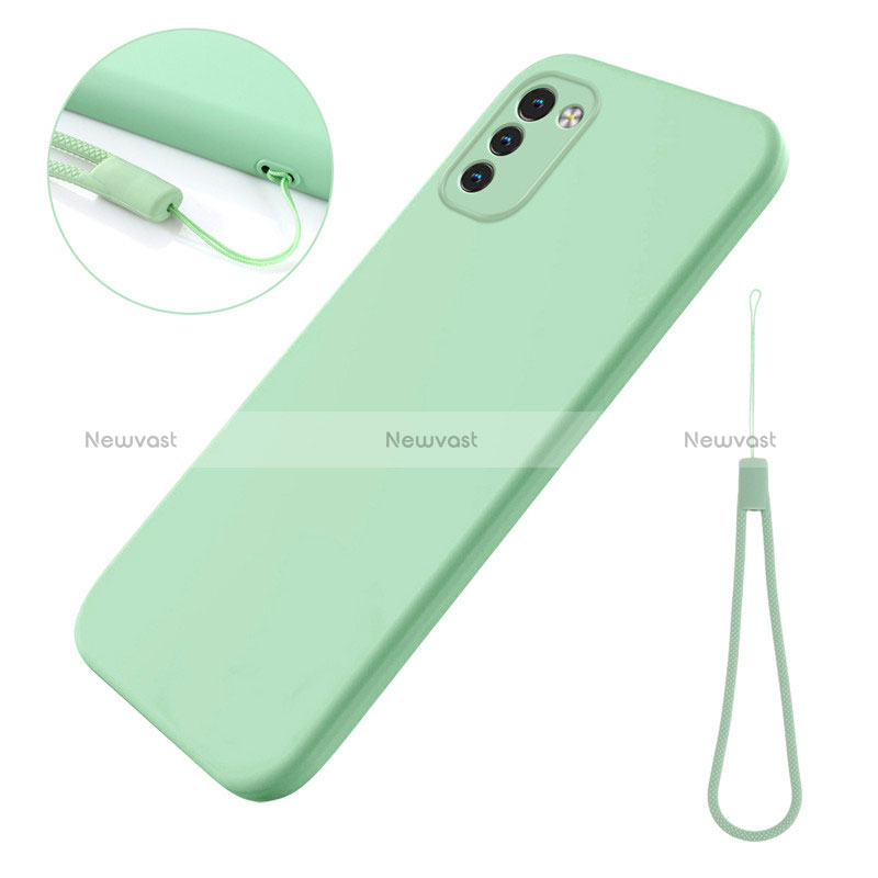 Ultra-thin Silicone Gel Soft Case 360 Degrees Cover for Nokia G21 Green