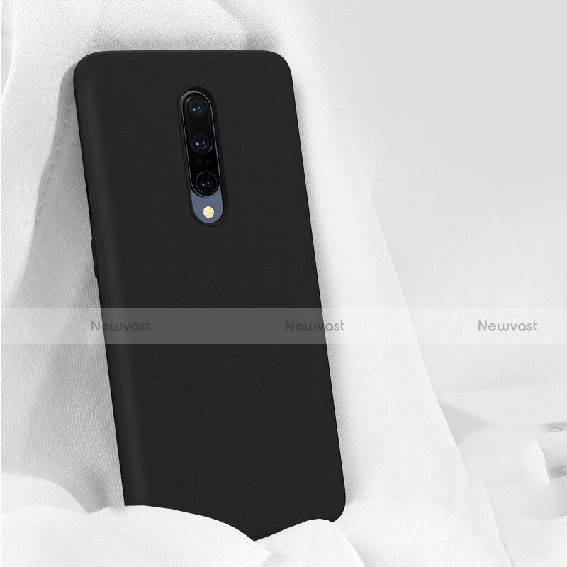 Ultra-thin Silicone Gel Soft Case 360 Degrees Cover for OnePlus 7 Pro Black