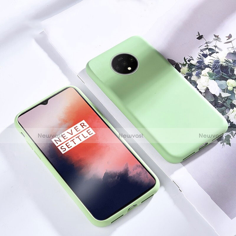 Ultra-thin Silicone Gel Soft Case 360 Degrees Cover for OnePlus 7T Green