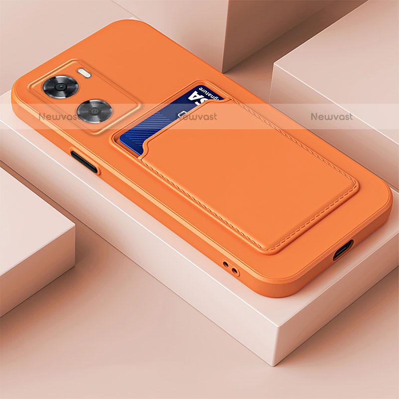 Ultra-thin Silicone Gel Soft Case 360 Degrees Cover for OnePlus Nord N20 SE Orange