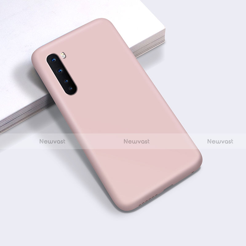 Ultra-thin Silicone Gel Soft Case 360 Degrees Cover for OnePlus Nord Pink