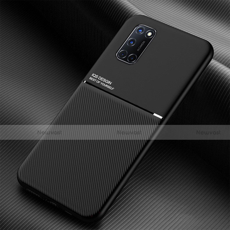 Ultra-thin Silicone Gel Soft Case 360 Degrees Cover for Oppo A72 Black