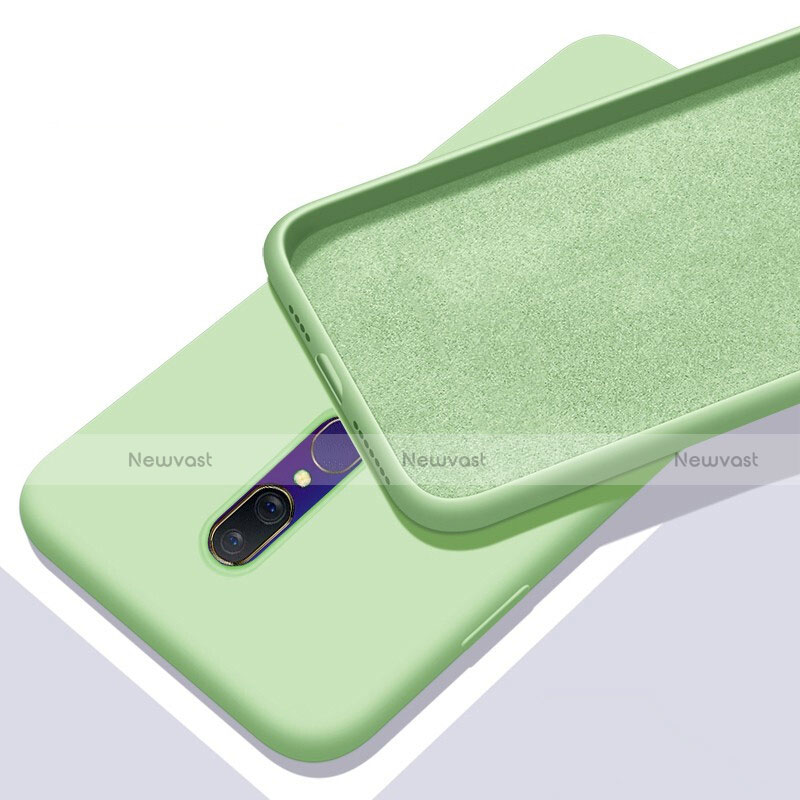 Ultra-thin Silicone Gel Soft Case 360 Degrees Cover for Oppo A9 Green