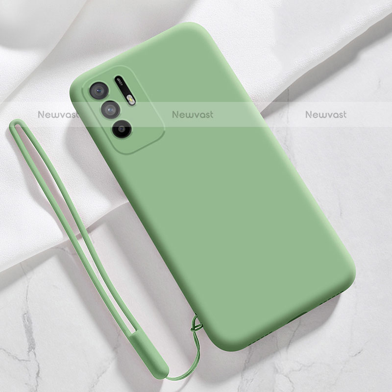 Ultra-thin Silicone Gel Soft Case 360 Degrees Cover for Oppo A94 5G Green