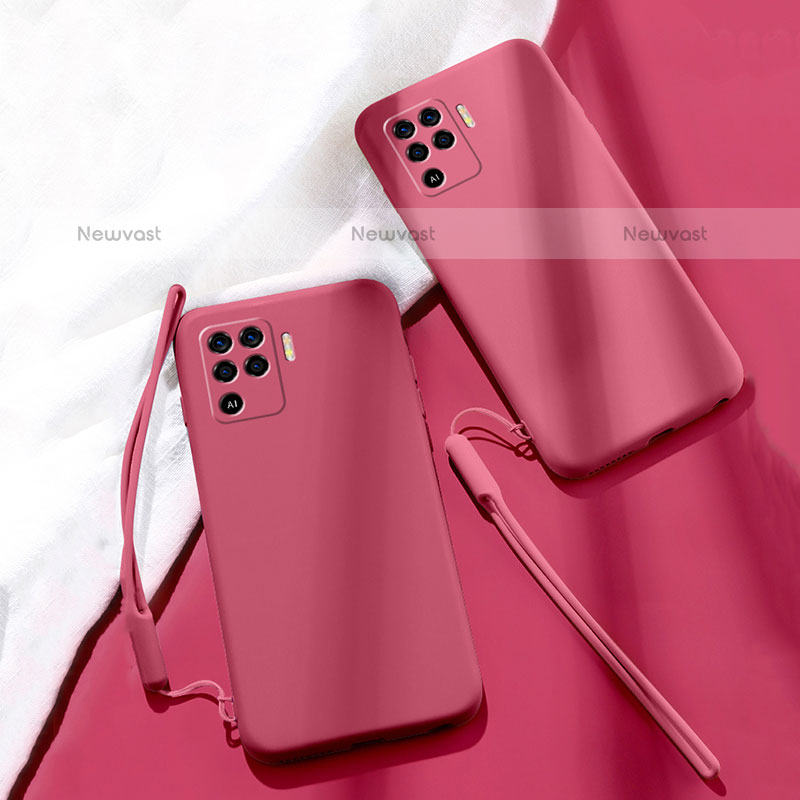 Ultra-thin Silicone Gel Soft Case 360 Degrees Cover for Oppo F19 Pro