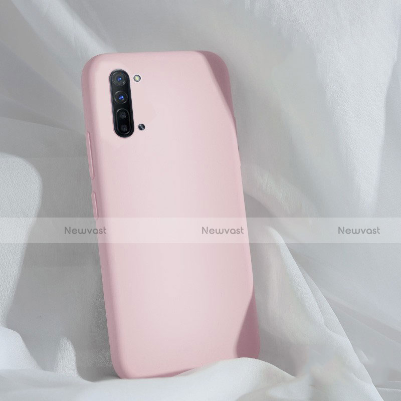 Ultra-thin Silicone Gel Soft Case 360 Degrees Cover for Oppo Find X2 Lite Pink