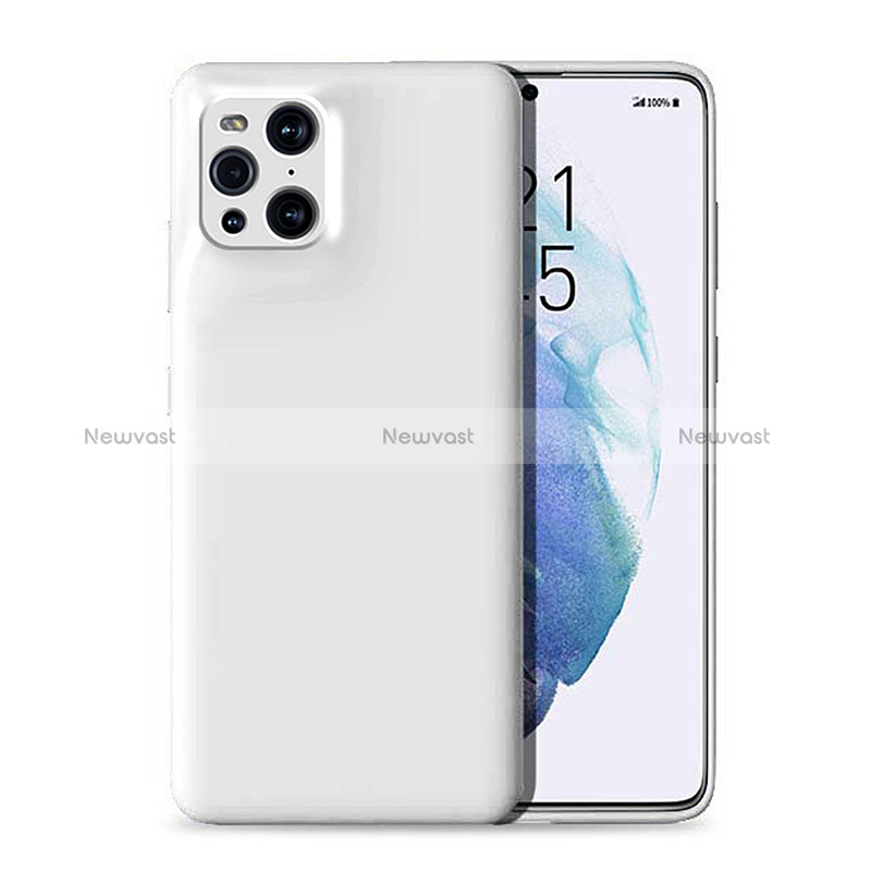 Ultra-thin Silicone Gel Soft Case 360 Degrees Cover for Oppo Find X3 5G