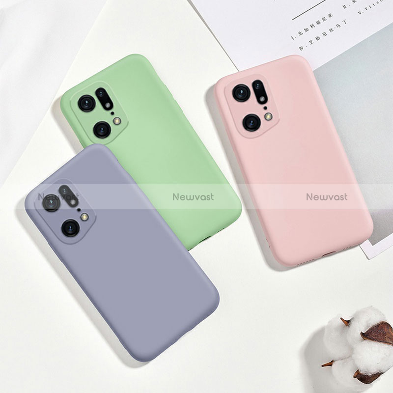 Ultra-thin Silicone Gel Soft Case 360 Degrees Cover for Oppo Find X5 5G