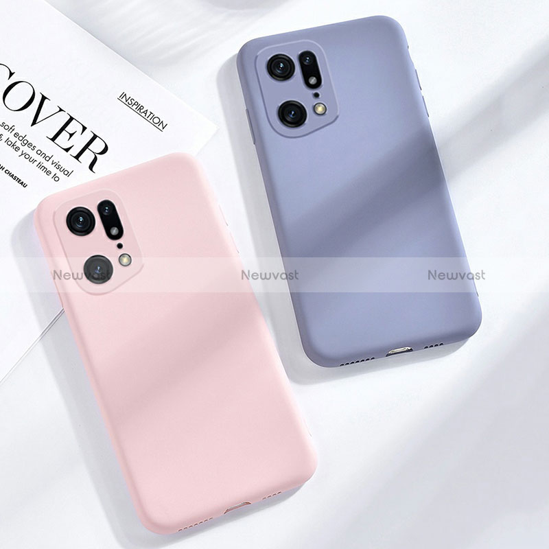 Ultra-thin Silicone Gel Soft Case 360 Degrees Cover for Oppo Find X5 5G