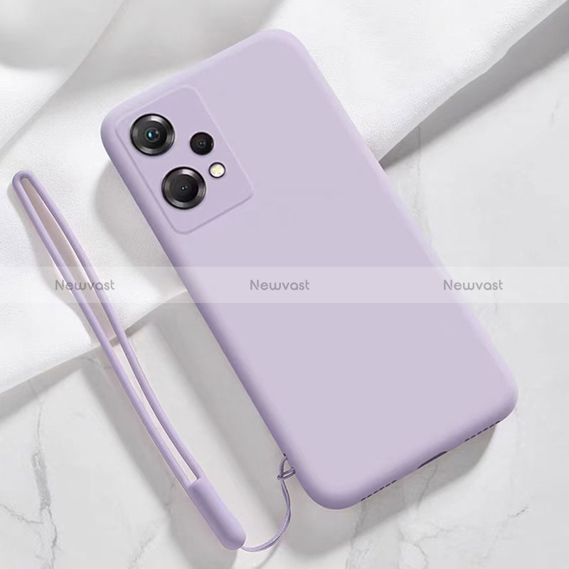 Ultra-thin Silicone Gel Soft Case 360 Degrees Cover for Oppo K10X 5G Clove Purple