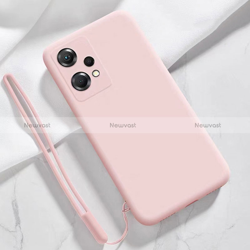 Ultra-thin Silicone Gel Soft Case 360 Degrees Cover for Oppo K10X 5G Pink