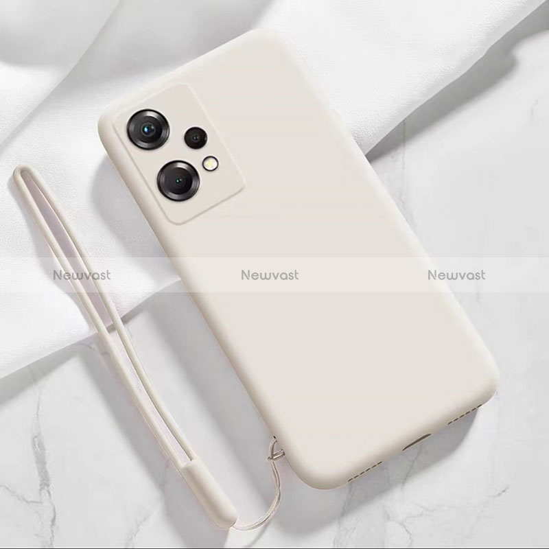 Ultra-thin Silicone Gel Soft Case 360 Degrees Cover for Oppo K10X 5G White