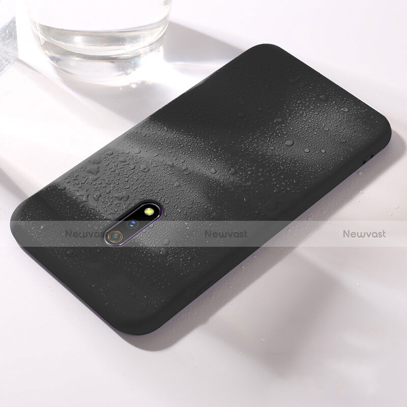 Ultra-thin Silicone Gel Soft Case 360 Degrees Cover for Oppo K3 Black