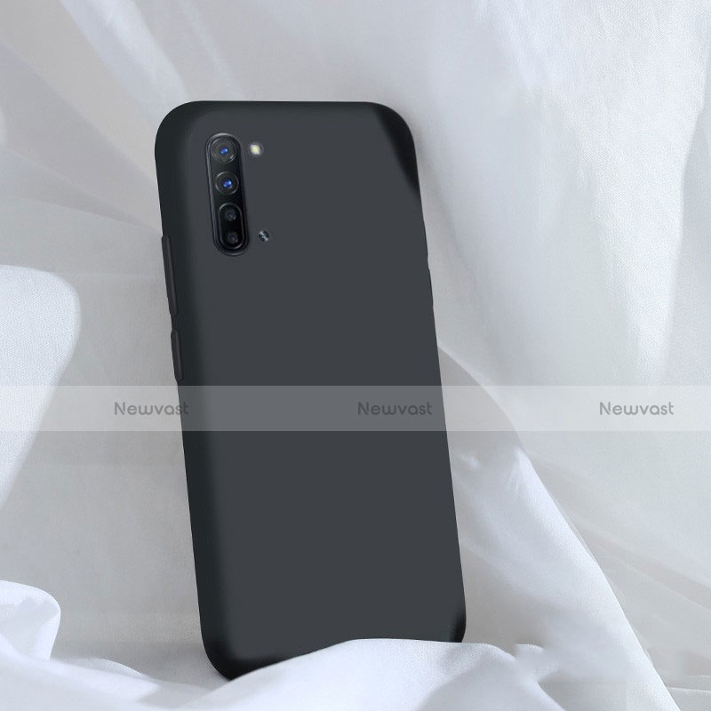 Ultra-thin Silicone Gel Soft Case 360 Degrees Cover for Oppo K7 5G Black