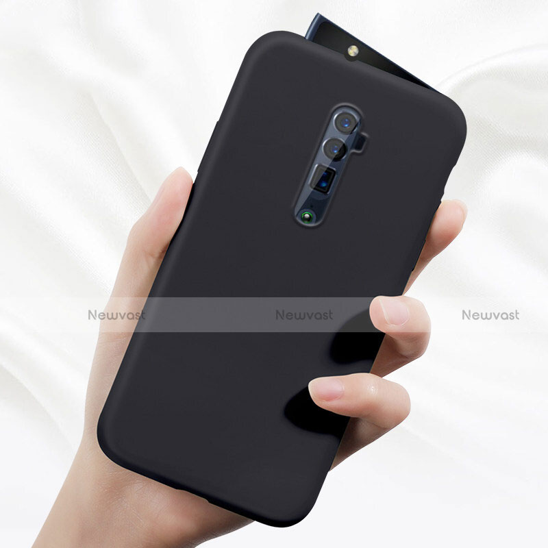 Ultra-thin Silicone Gel Soft Case 360 Degrees Cover for Oppo Reno 10X Zoom Black