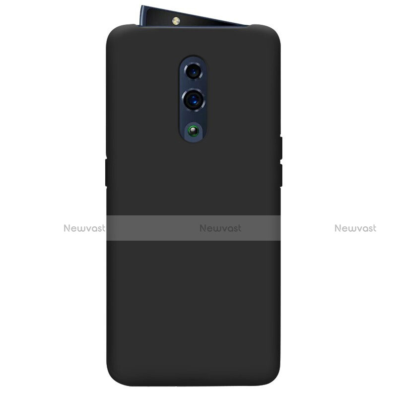 Ultra-thin Silicone Gel Soft Case 360 Degrees Cover for Oppo Reno Black