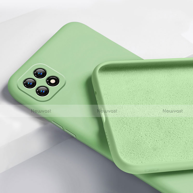 Ultra-thin Silicone Gel Soft Case 360 Degrees Cover for Oppo Reno4 SE 5G Matcha Green
