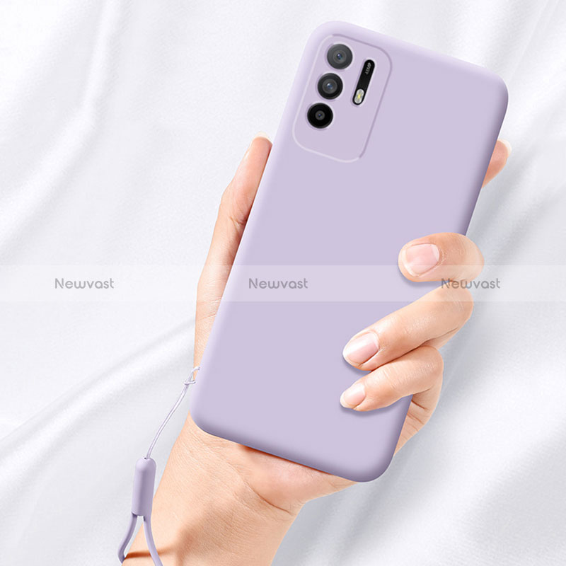 Ultra-thin Silicone Gel Soft Case 360 Degrees Cover for Oppo Reno5 Z 5G