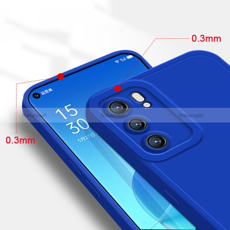 Ultra-thin Silicone Gel Soft Case 360 Degrees Cover for Oppo Reno6 5G