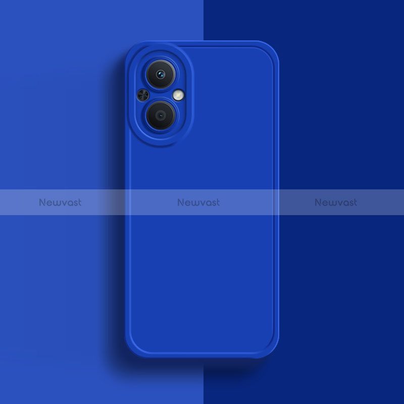 Ultra-thin Silicone Gel Soft Case 360 Degrees Cover for Oppo Reno7 Lite 5G Blue
