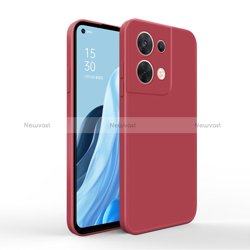 Ultra-thin Silicone Gel Soft Case 360 Degrees Cover for Oppo Reno8 5G