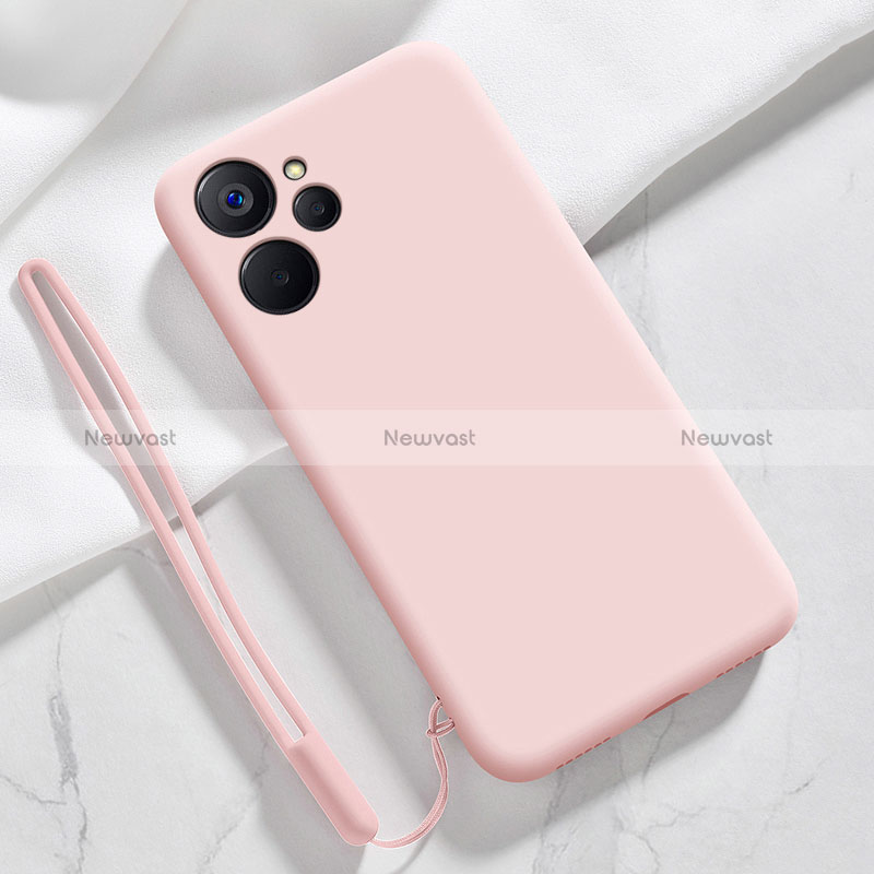 Ultra-thin Silicone Gel Soft Case 360 Degrees Cover for Realme 10 5G Pink
