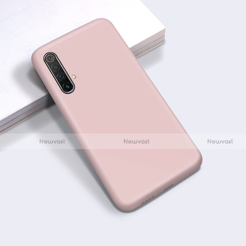 Ultra-thin Silicone Gel Soft Case 360 Degrees Cover for Realme X3 SuperZoom Pink