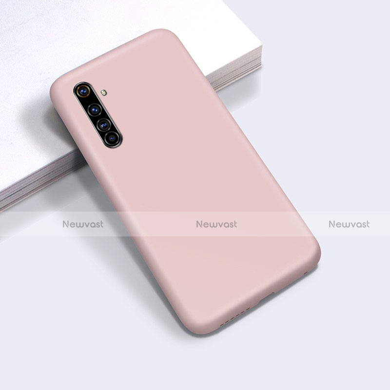 Ultra-thin Silicone Gel Soft Case 360 Degrees Cover for Realme X50 Pro 5G Pink