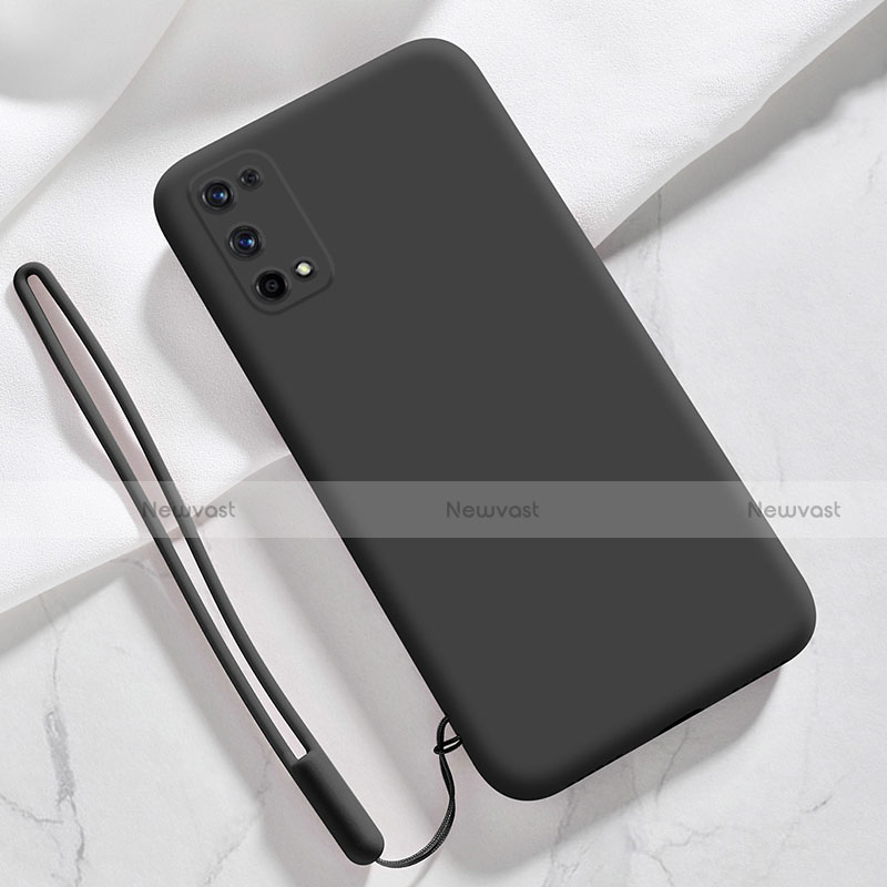 Ultra-thin Silicone Gel Soft Case 360 Degrees Cover for Realme X7 5G Black