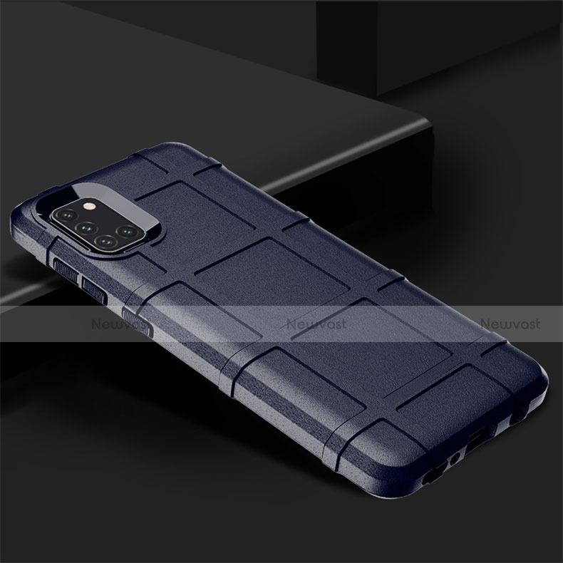Ultra-thin Silicone Gel Soft Case 360 Degrees Cover for Samsung Galaxy A31 Blue