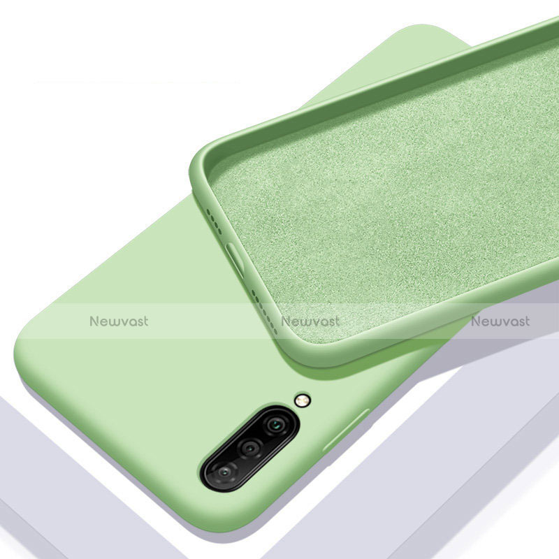 Ultra-thin Silicone Gel Soft Case 360 Degrees Cover for Samsung Galaxy A90 5G Green