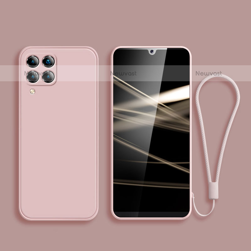 Ultra-thin Silicone Gel Soft Case 360 Degrees Cover for Samsung Galaxy M42 5G Pink