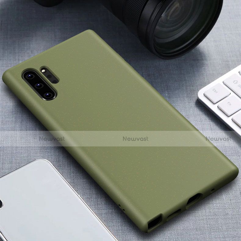 Ultra-thin Silicone Gel Soft Case 360 Degrees Cover for Samsung Galaxy Note 10 Plus 5G Green