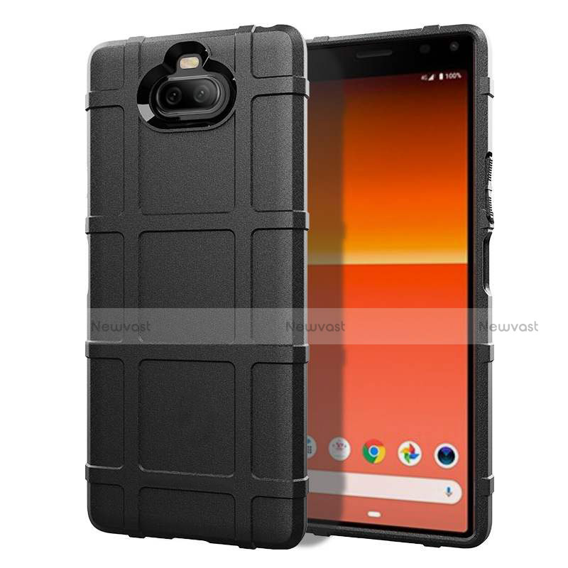 Ultra-thin Silicone Gel Soft Case 360 Degrees Cover for Sony Xperia 8 Lite Black