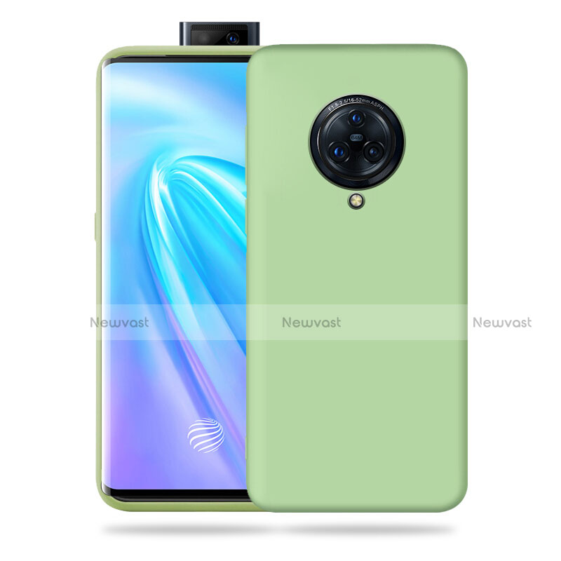 Ultra-thin Silicone Gel Soft Case 360 Degrees Cover for Vivo Nex 3 5G Green