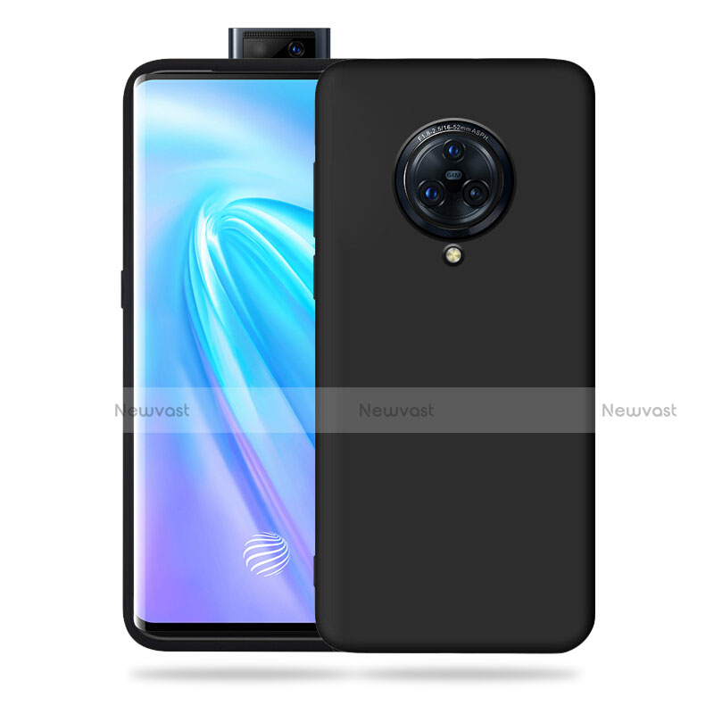 Ultra-thin Silicone Gel Soft Case 360 Degrees Cover for Vivo Nex 3 Black